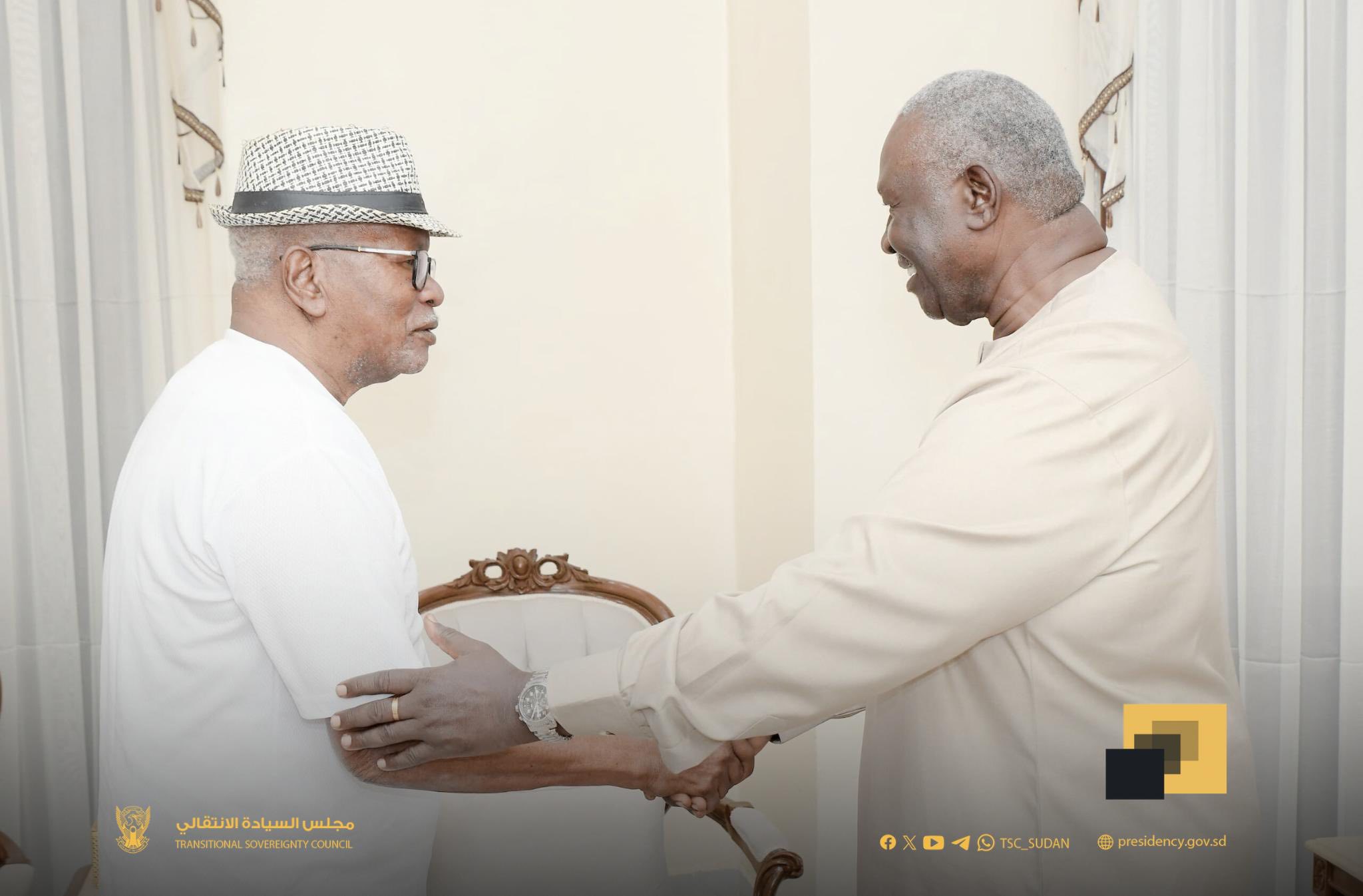 نائب رئيس مجلس السيادة يلتقي وفد اللجنة الشعبية للمساليت بالسودان